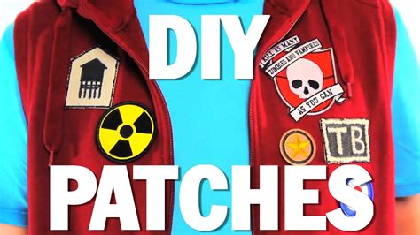 how to make a fake clothes patch|how to create a custom patch.